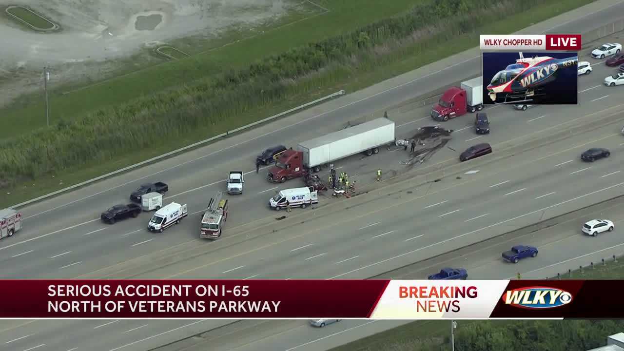 Crash On I-65 In Southern Indiana Blocking Lanes, 1 Injured