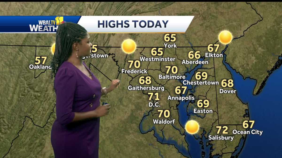 Sunnier day as the mild weather continues