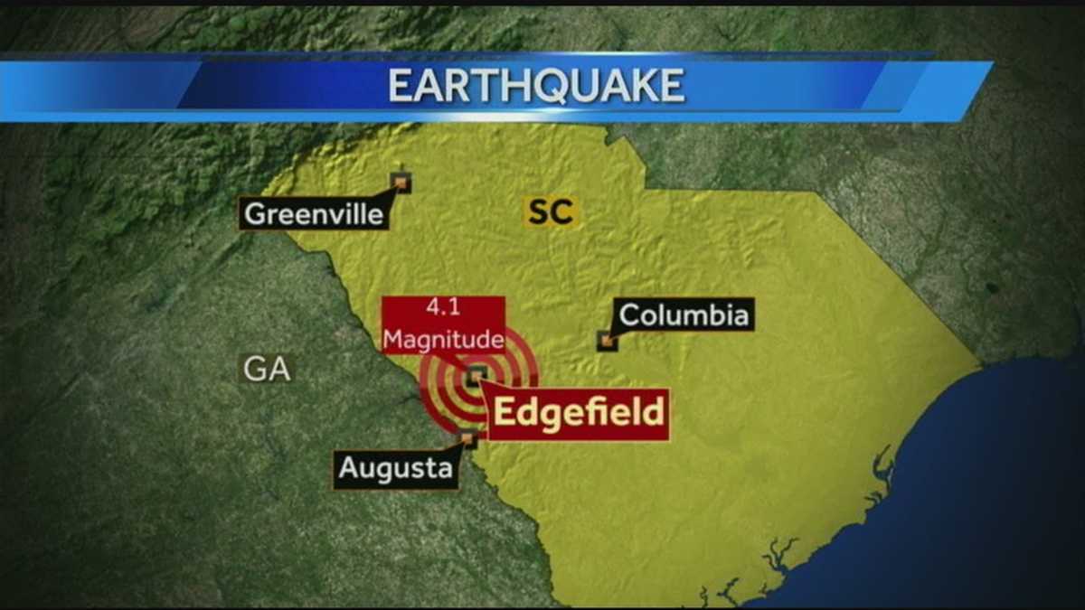 4.1 Magnitude earthquake shakes South Carolina