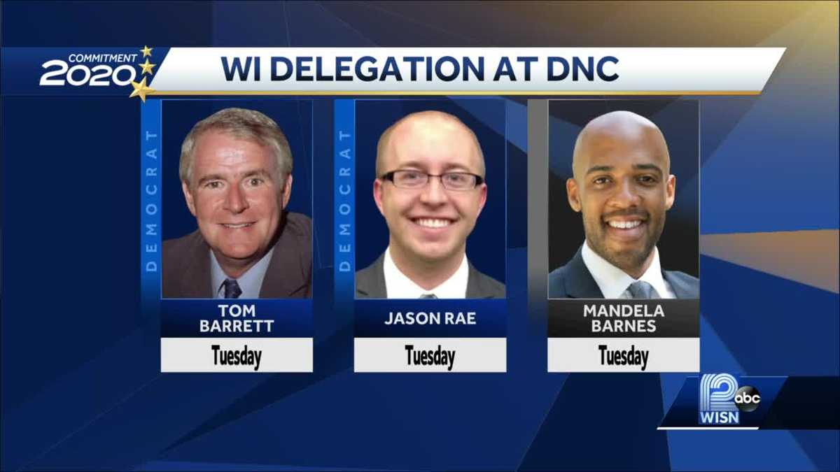 Schedule Wisconsin Democratic leaders to speak at DNC