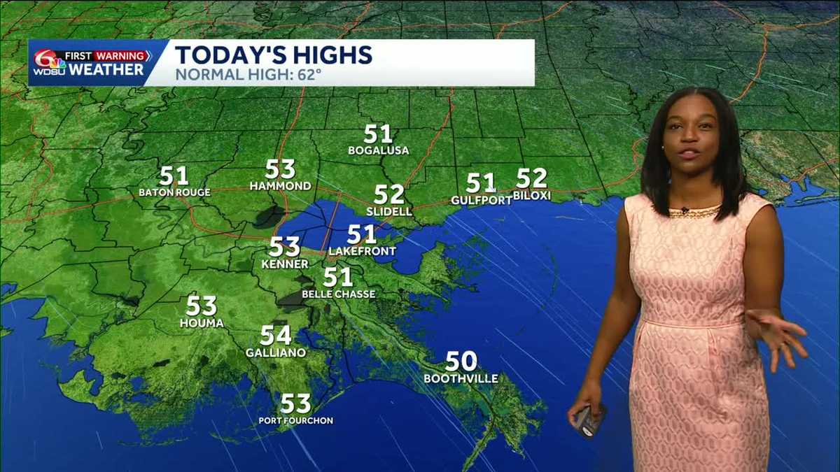 Chilly, breezy Thursday before another brief warmup Friday...then a ...