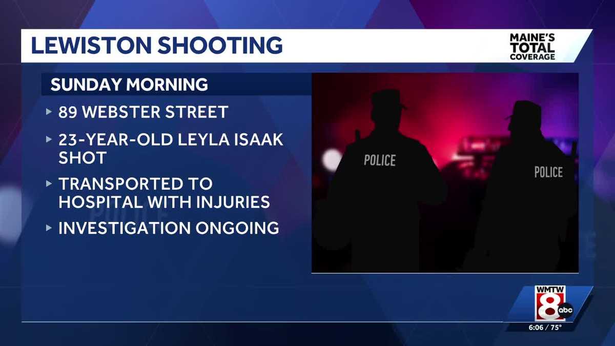 Woman hospitalized after shooting in Lewiston
