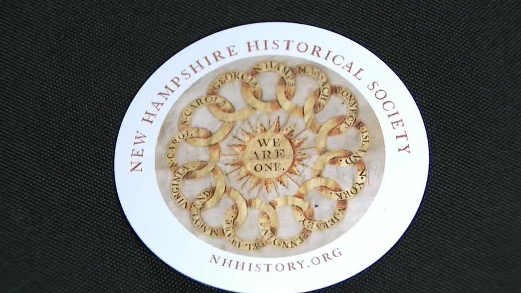 New Hampshire Historical Society submits Revolutionary War flag sticker for America 250 time capsule