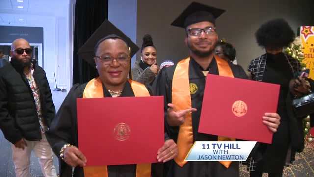 Mom, son fulfill long-held promise at graduation | 11 TV Hill