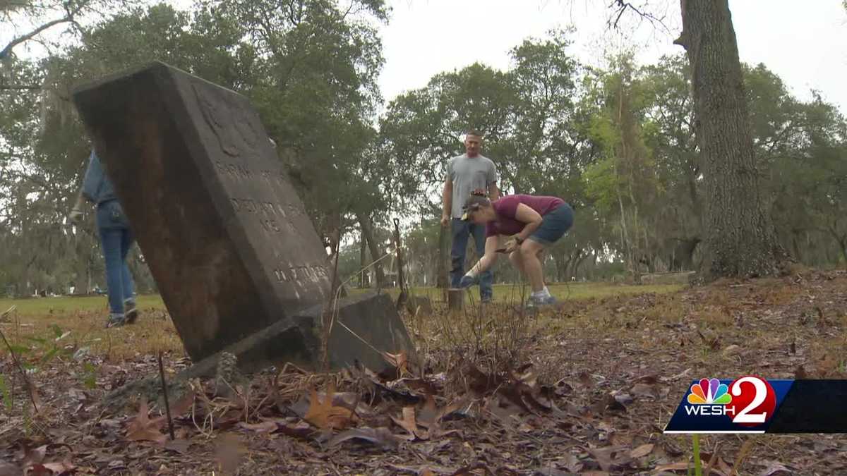 Group works to repair, restore historic Sanford cemetery