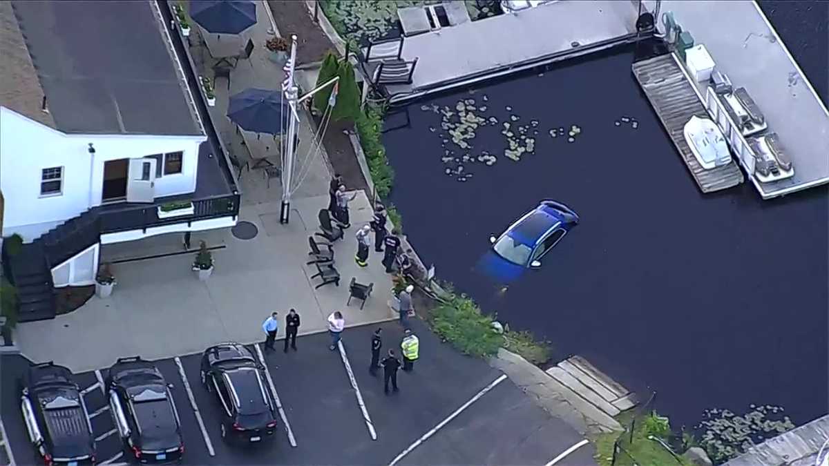 SUV plunges into Charles River at Watertown Yacht Club