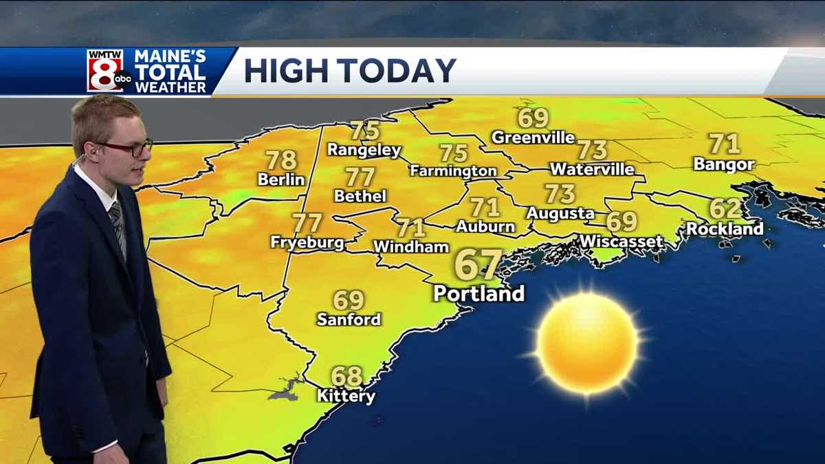 Cooler & sunny for Memorial Day