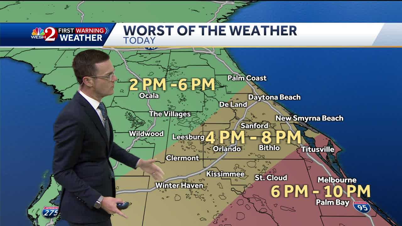 Strong storms possible this afternoon