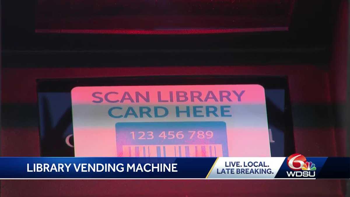 New Orleans library reading vending machine in Ninth Ward