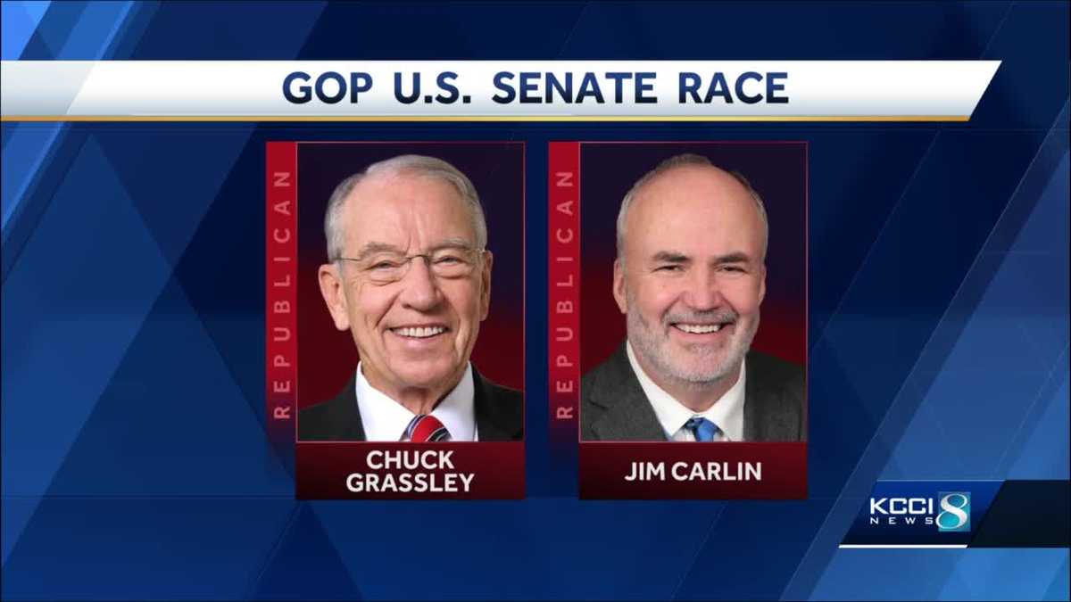 Carlin, Grassley looking for Iowa GOP nomination during June 7 primary – KCCI