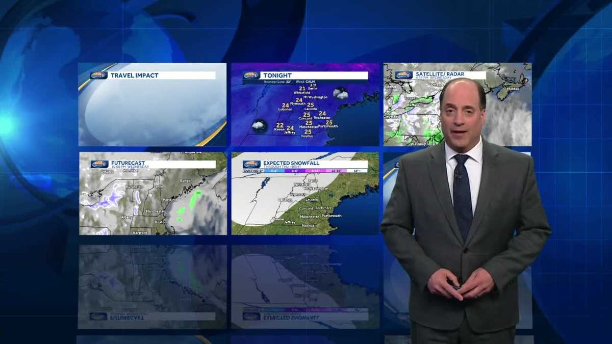 Watch: Light snow possible over next 2 days