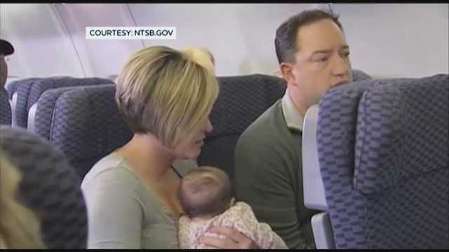 Push for parents to buckle-up small chidren on plane rides