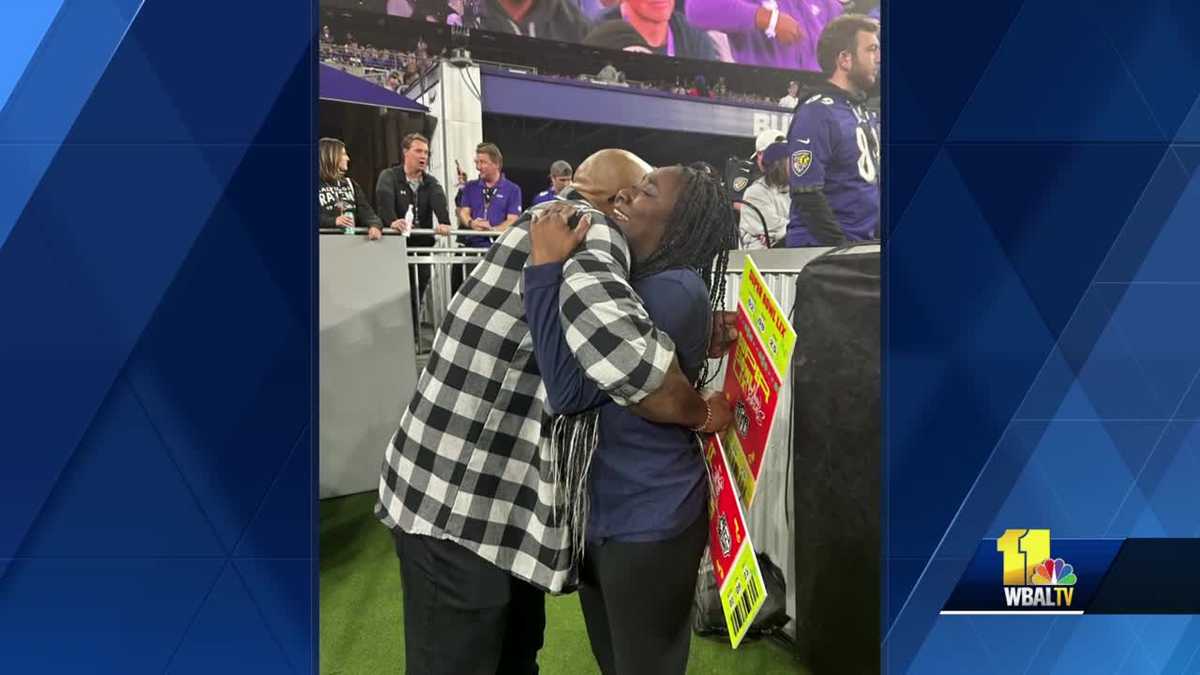 Baltimore Ravens' "Salute to Service" honoree receives tickets to the Super Bowl