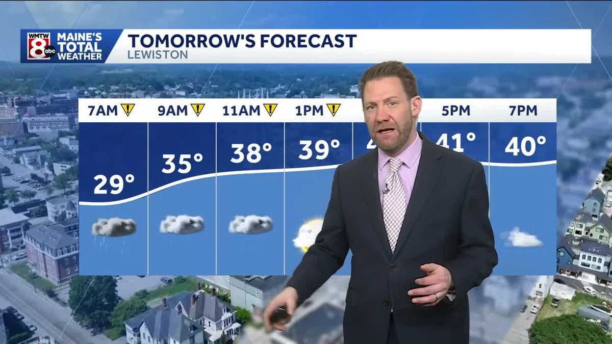 Snow moves out, but ice possible Saturday in Maine