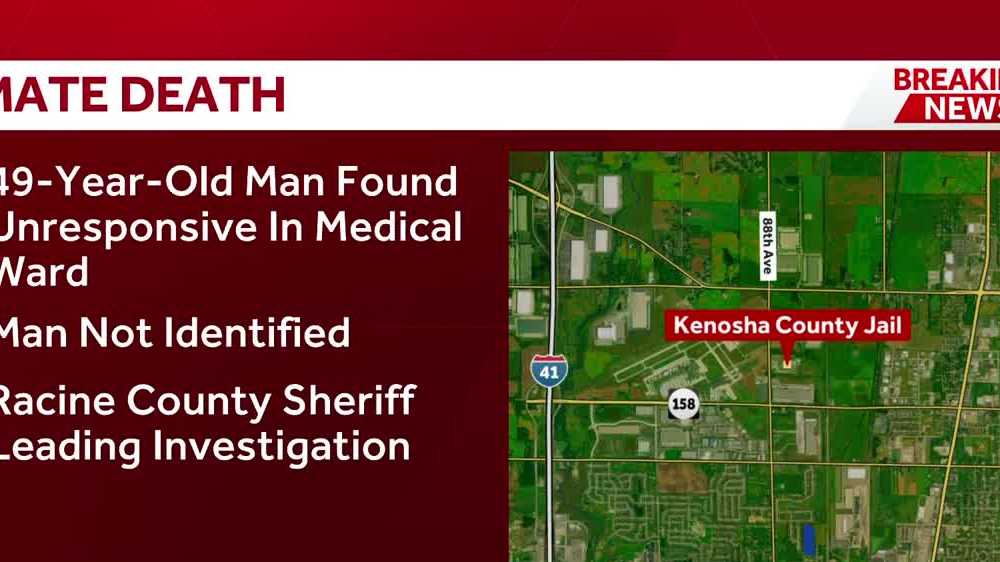 49-year-old Kenosha County inmate dies after being found unresponsive