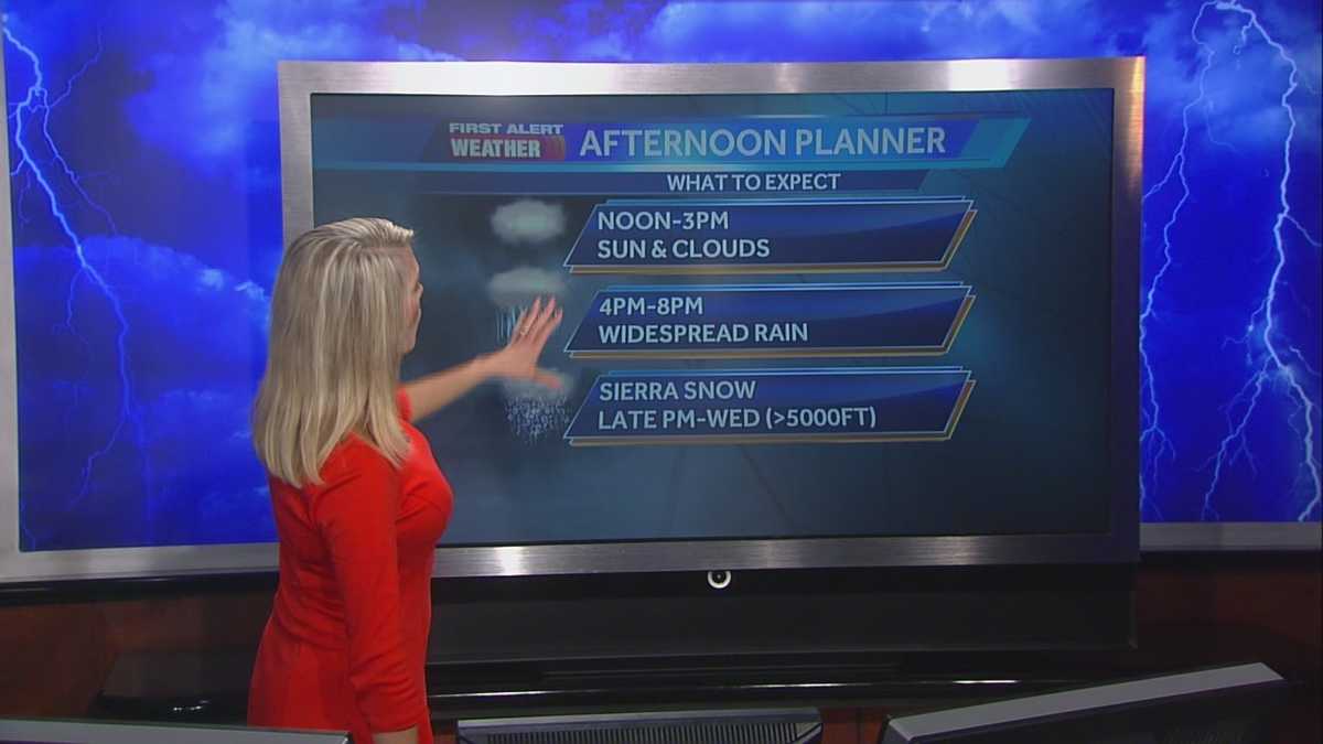 First Alert Weather: Steady rain coming for evening commute