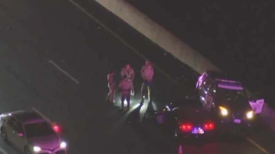 Crash involving CHP vehicle shuts down part of Highway 99 in Sacramento ...