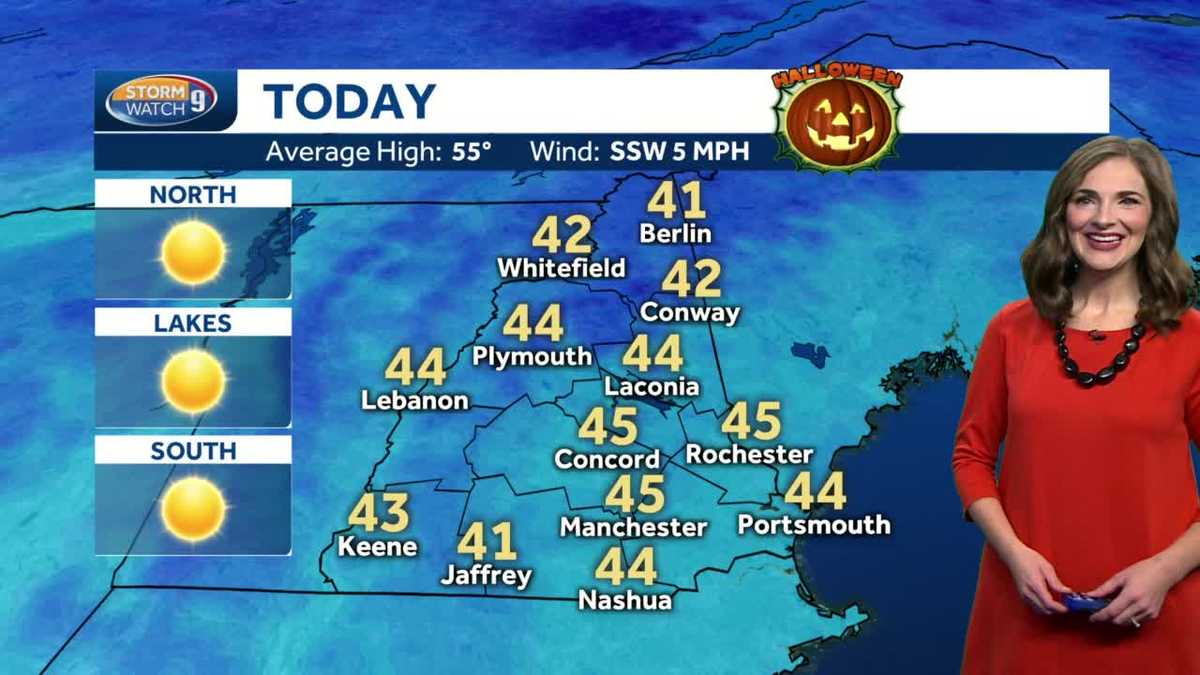 Watch: Bright but chilly today