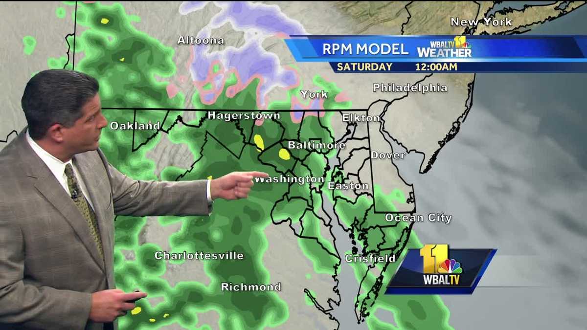 Mix of sun and clouds and chilly Friday