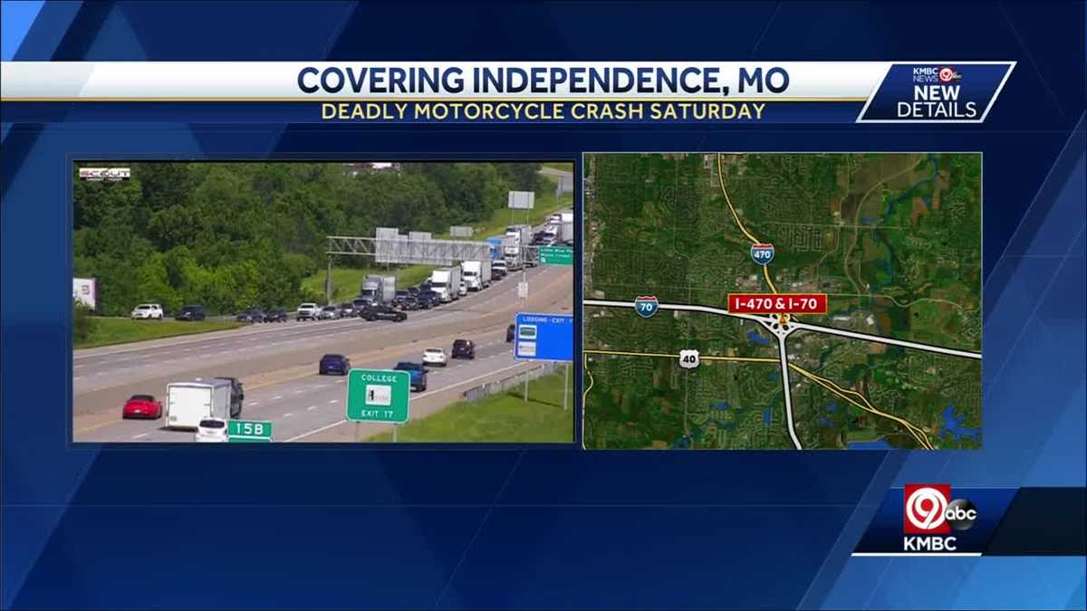 Independence police Motorcyclist killed in crash on I70 at I470