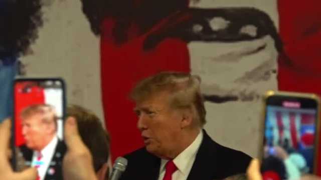 Donald Trump addressing supporters at rally in Rochester, NH - Vimarsana News