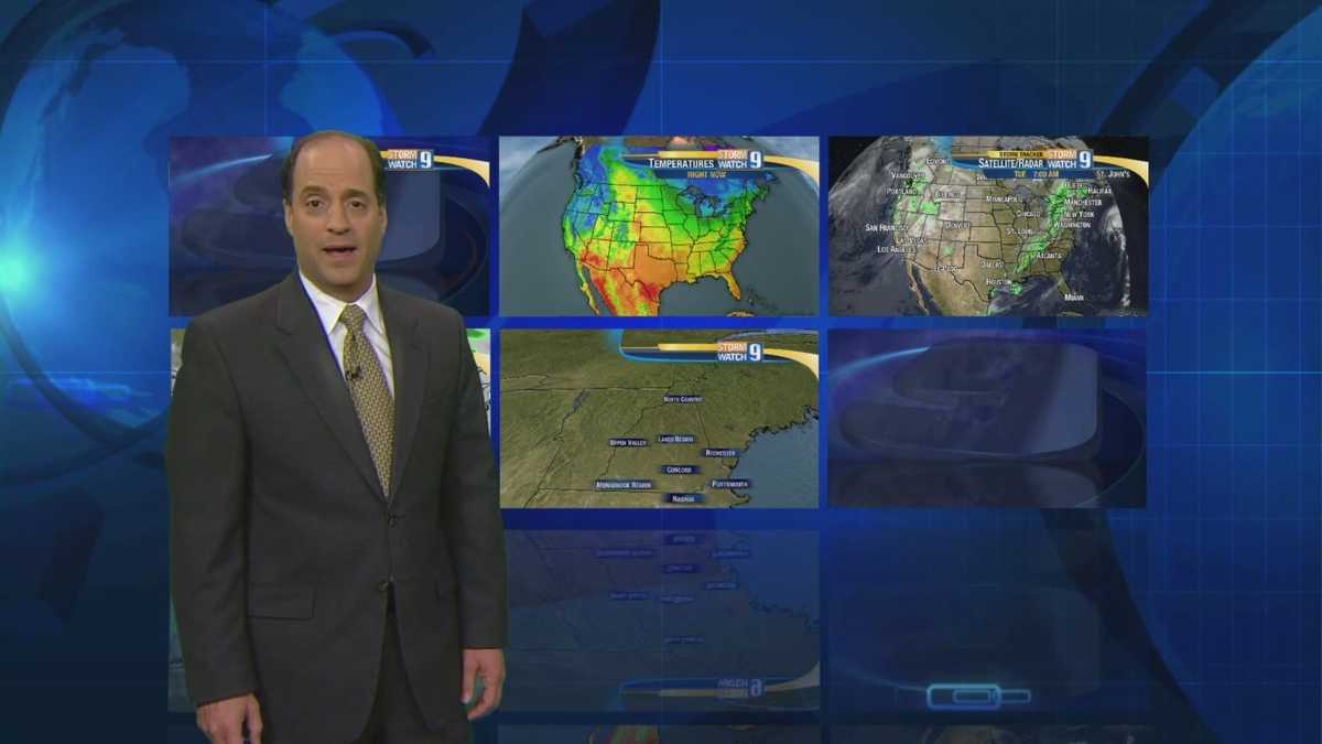 Cooler weather after overnight showers