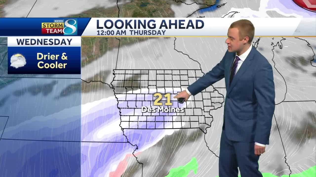 More Spring Temperatures Before Showers Arrive