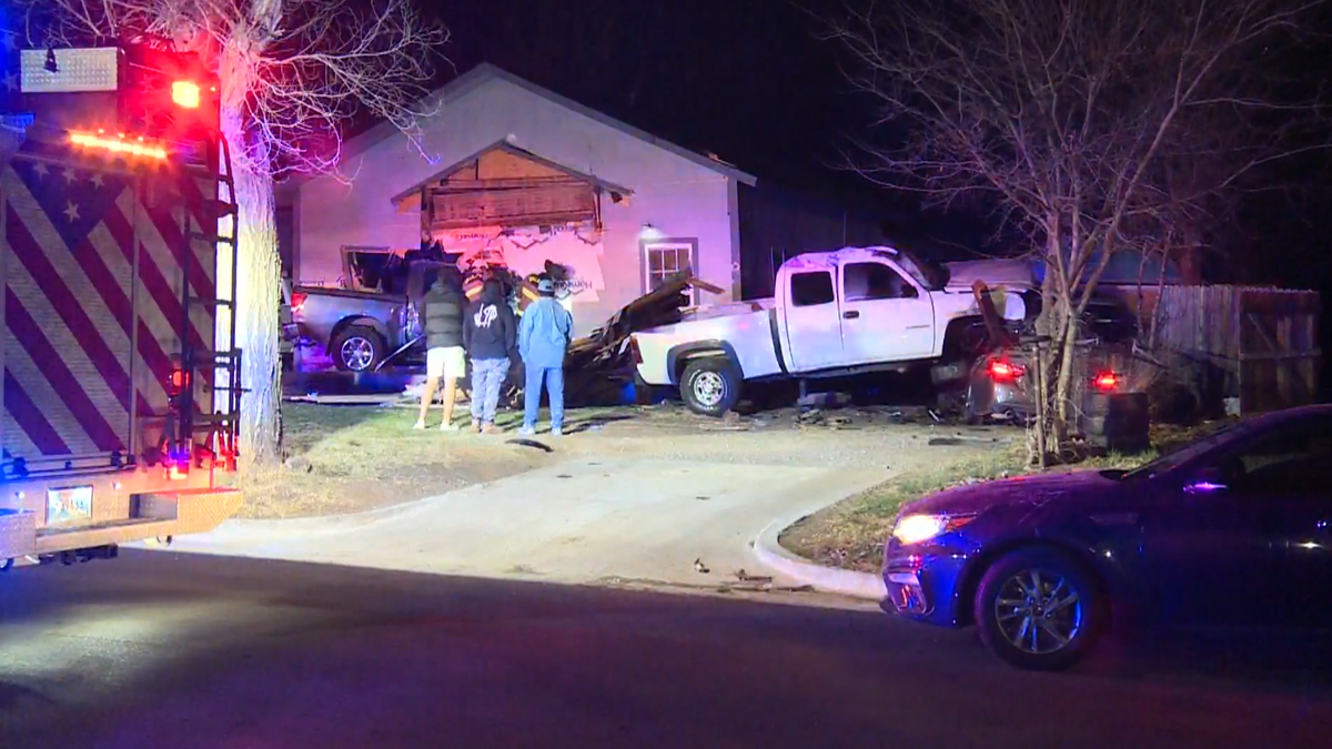 Driver takes off after truck slams into southwest OKC home