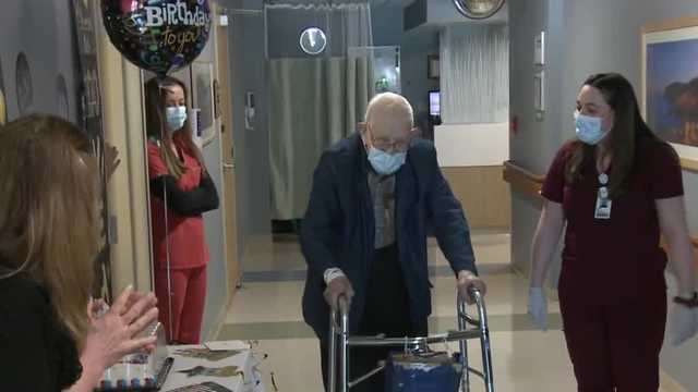 NH hospital throws birthday party for cancer patient turning 100 - Vimarsana News