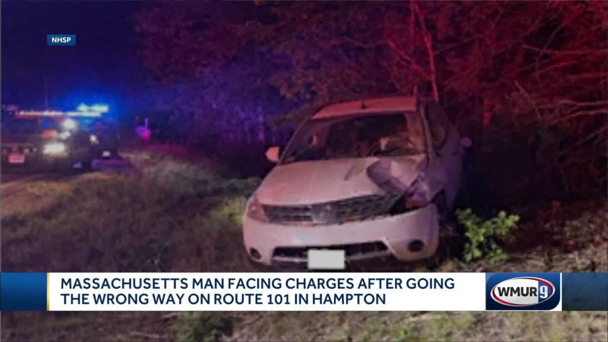 Man facing charges after going the wrong way on Rt. 101 in Hampton