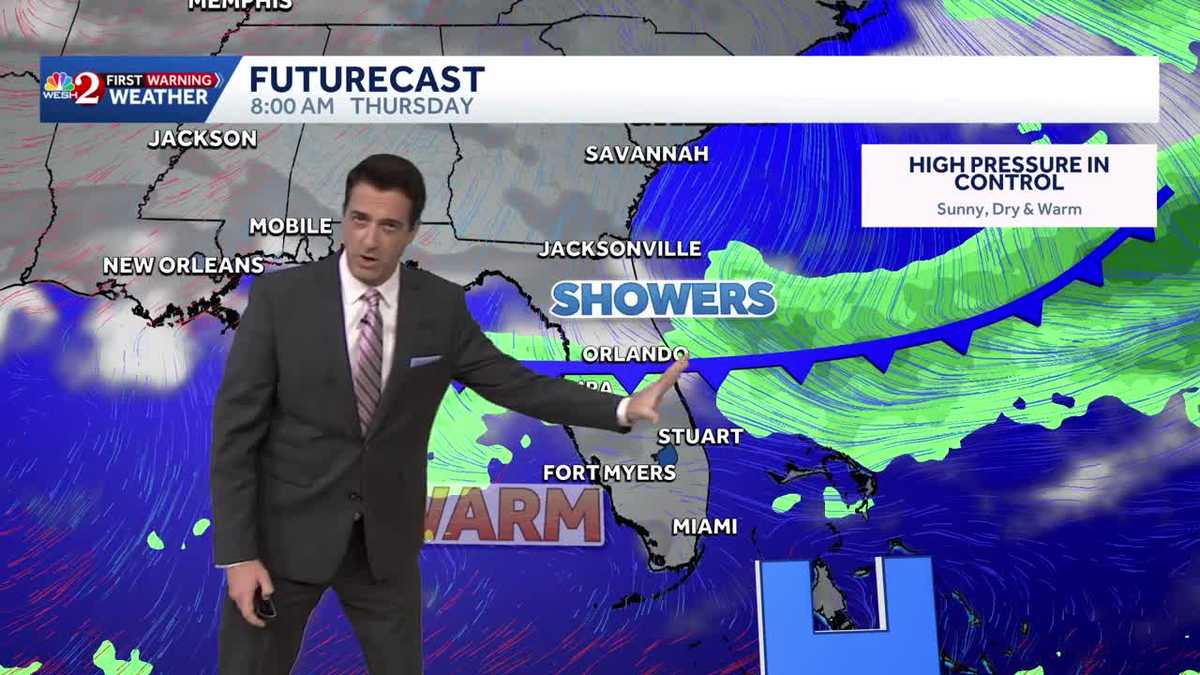 A few isolated showers late Thursday into Friday with better rain chance late in the weekend!