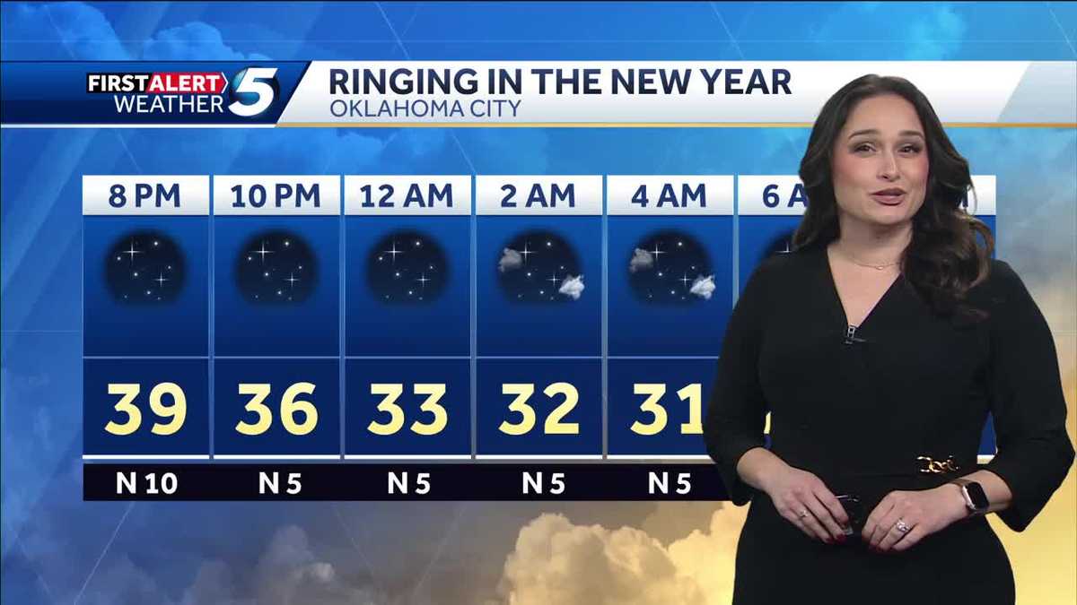 FORECAST: Chilly for New Year's Eve