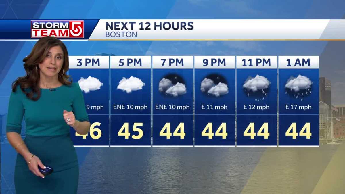 Video: Heavy rain moves in overnight