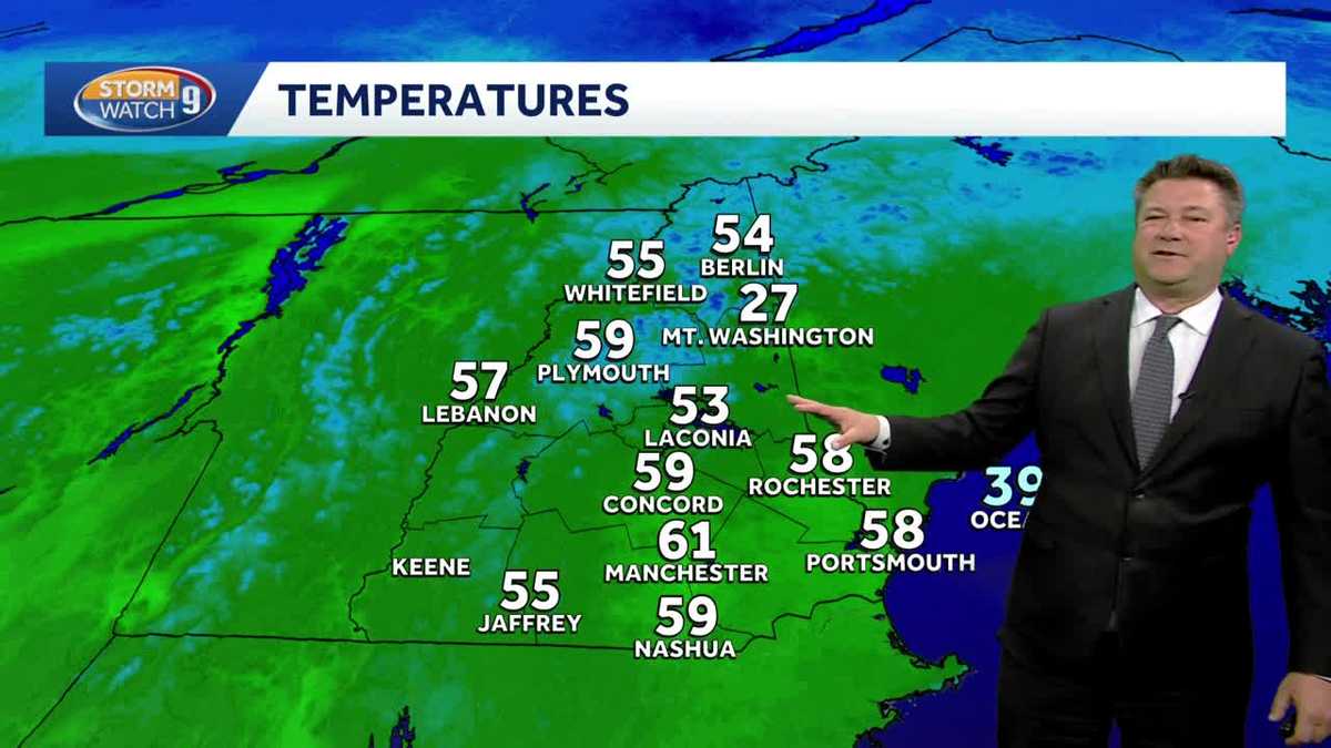 Video: Warmer weather to start week in New Hampshire