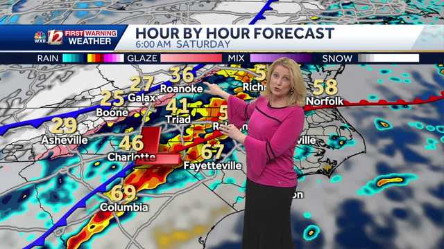 WATCH: Heavy Morning Rain Chances, Isolated Severe, Cold Winds - Vimarsana News