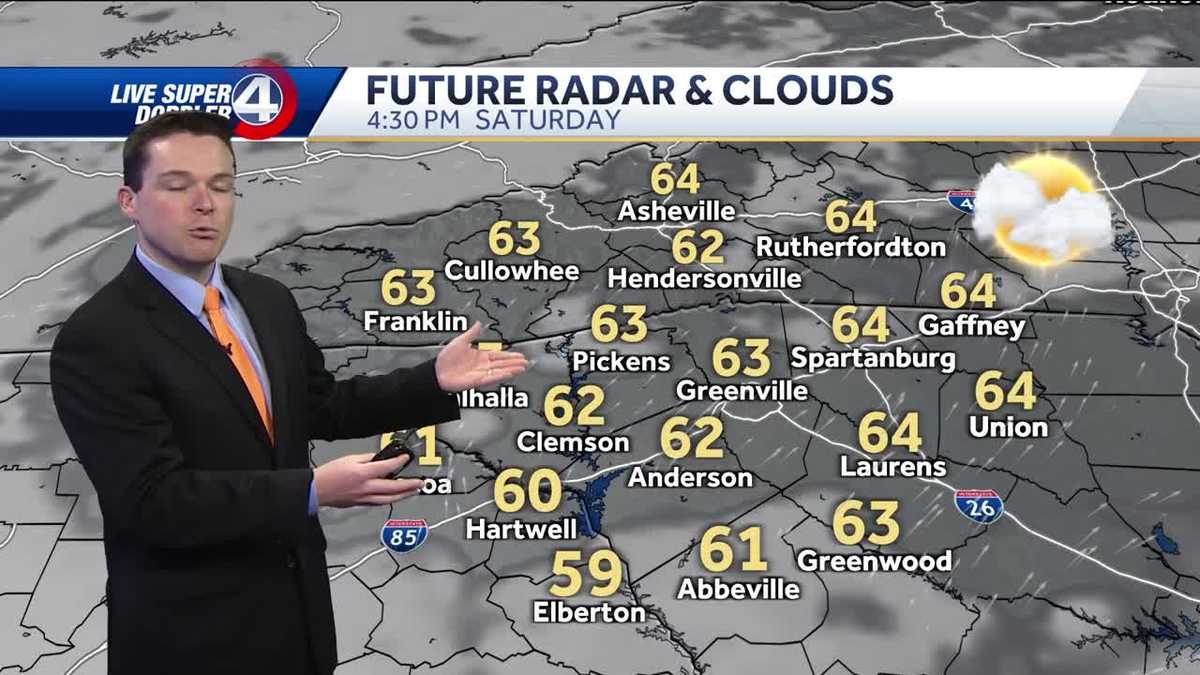 Dreary weather moving out