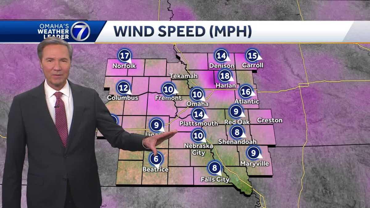 Still a bit breezy and cool for Omaha the next few days - KETV