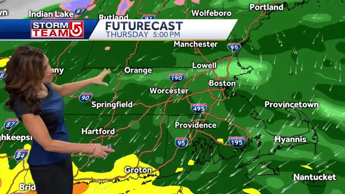 Video: Widespread rain this afternoon