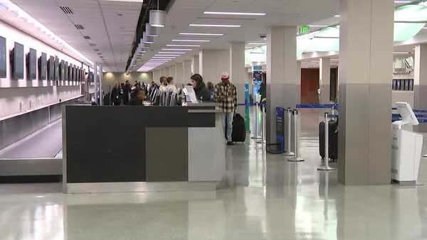 winter storms across much of the u.s. leads to adjusted travel plans at des moines airport