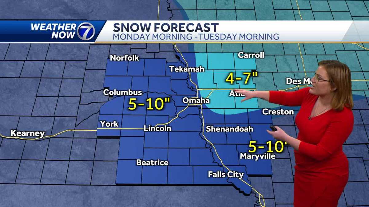 Omaha area to see heavy snow from winter storm