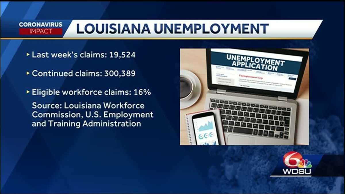 Louisiana unemployment claims still at record high