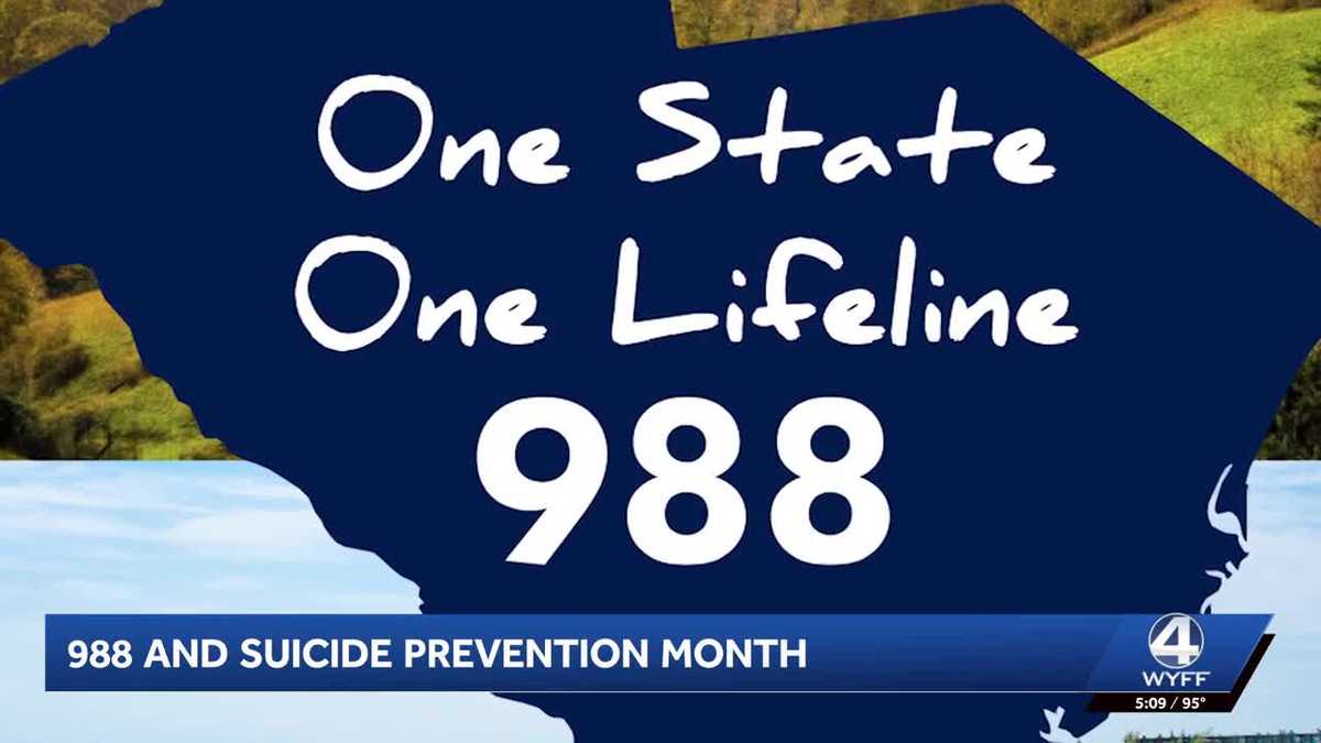 South Carolina billboards to promote 988 crisis lifeline during Suicide Prevention Awareness Month