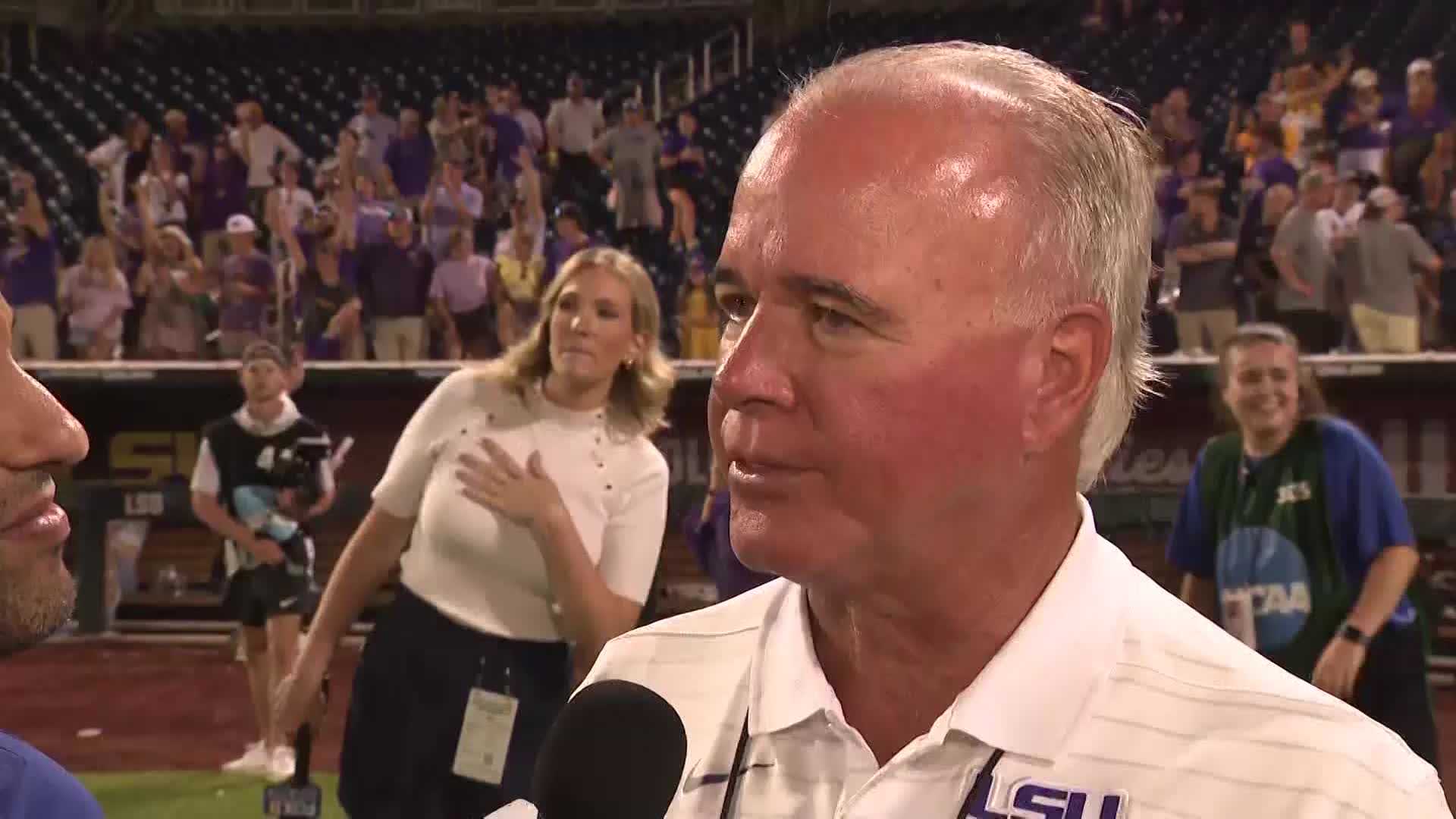 Legendary LSU Coach Paul Mainieri College World Series