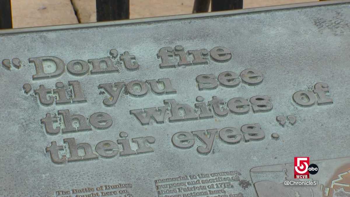 ‘Don’t fire until you see the whites of their eyes’: Bunker Hill remembered in Boston