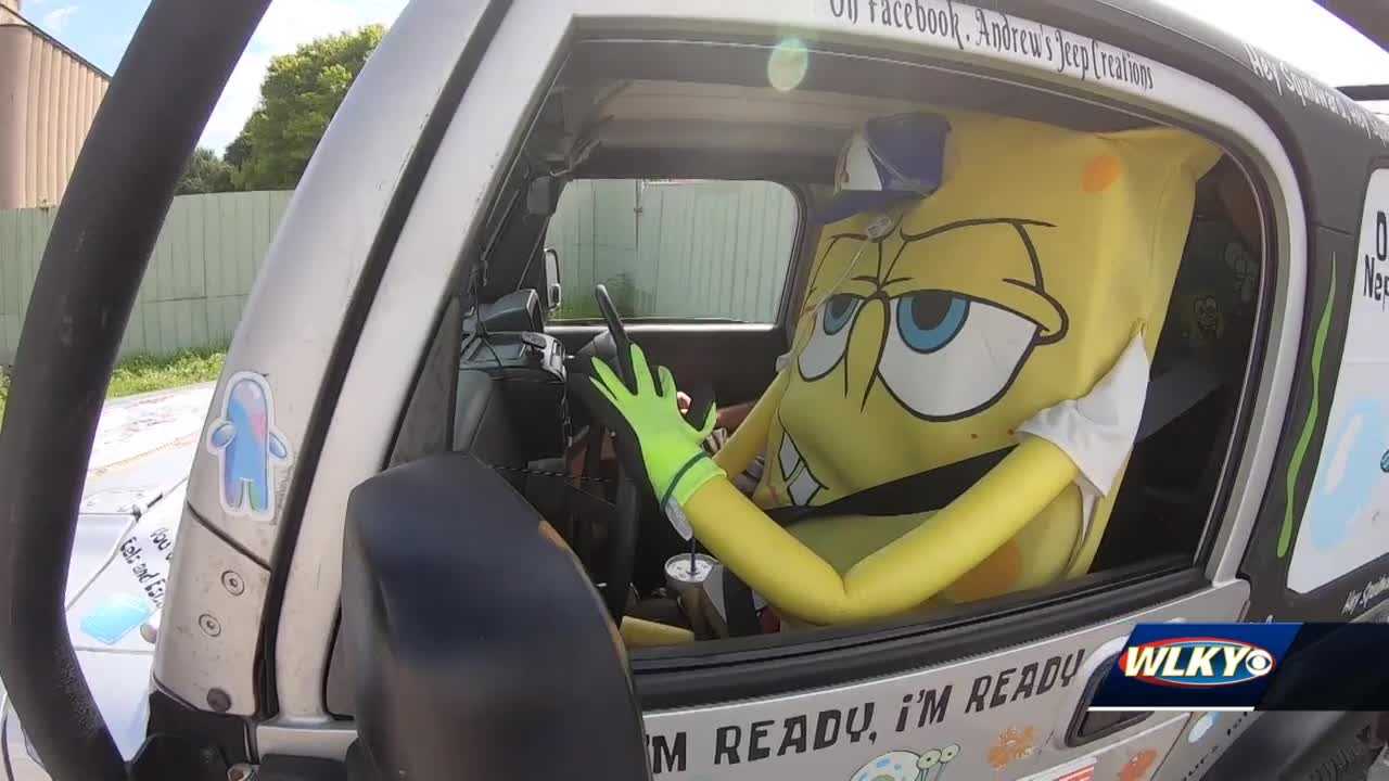 spongebob car interior