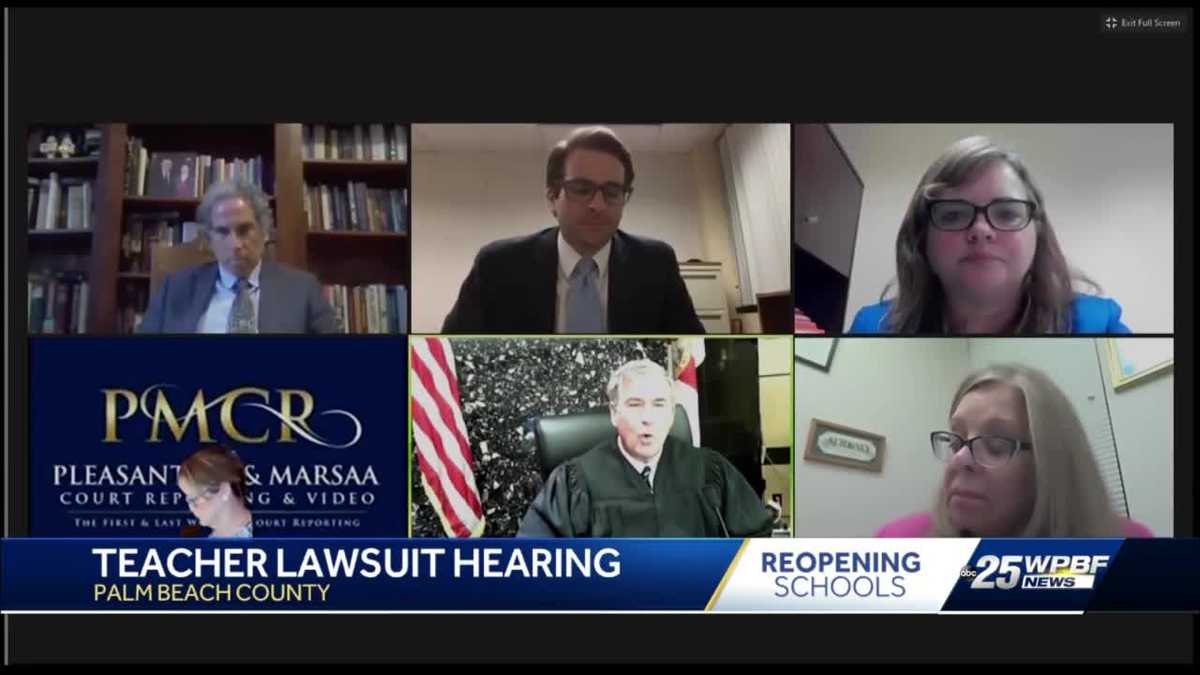 Palm Beach County teachers lawsuit no decision yet