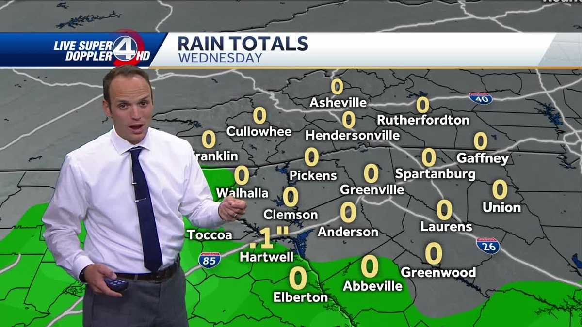 Rain and cooler temperatures for Wednesday