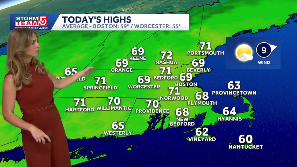 Cooler Tuesday, then a frosty start Wednesday