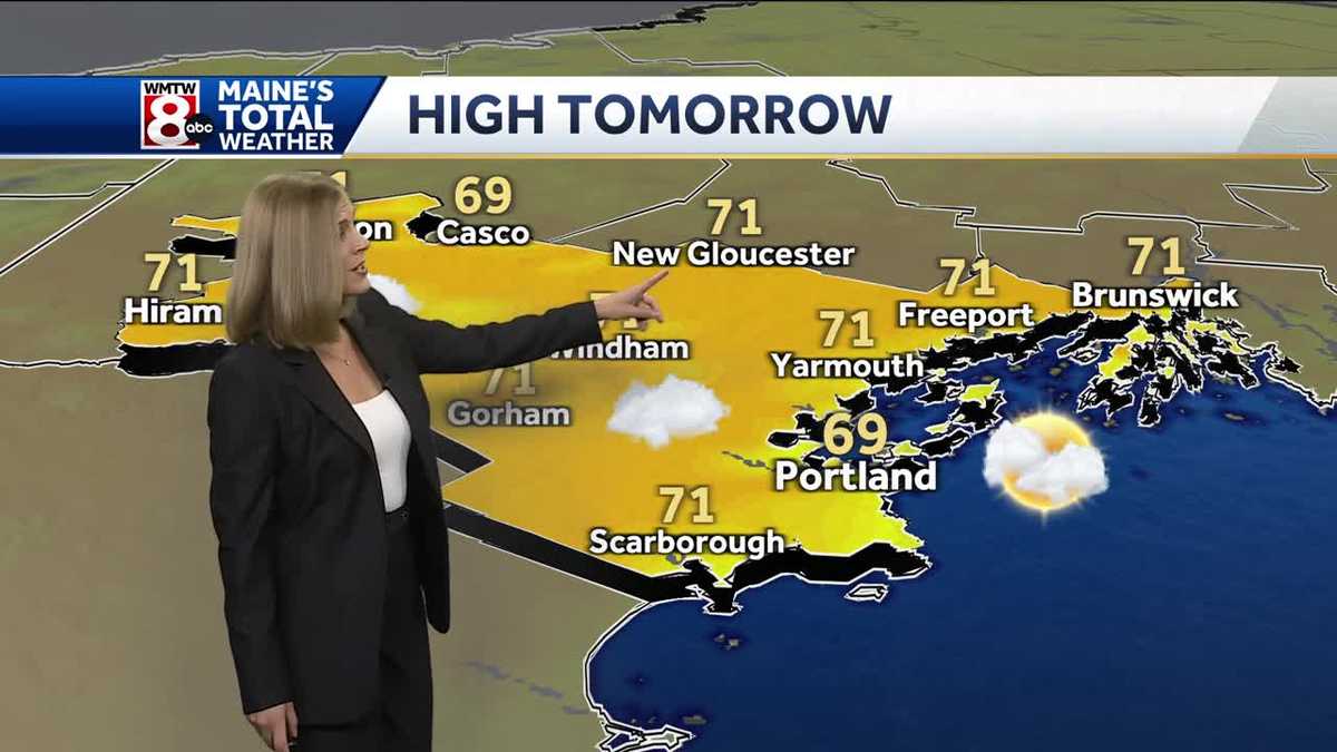 Mix of sun and clouds this weekend, temps near normal