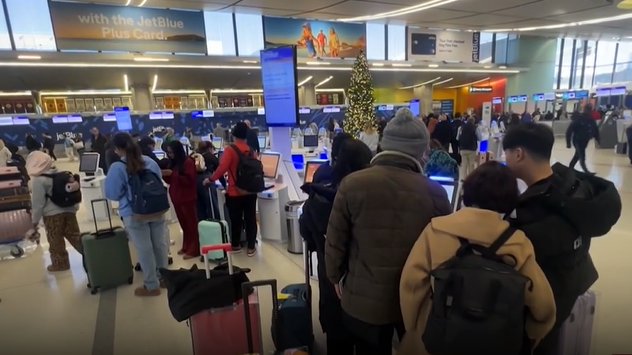 Travelers at Logan Airport brace for delays Sunday after weekend storm